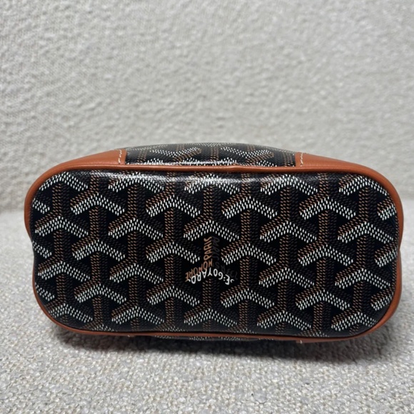 Authentic Pre-Owned Goyard Beluga Mini Bag Black / Naturel Goyardine - Picture 8 of 12